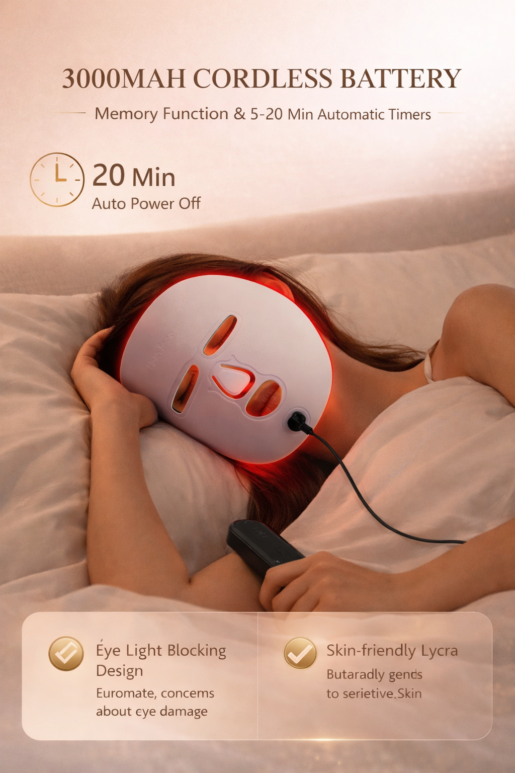 The Beauty Sustain Advanced LED Light Therapy Mask